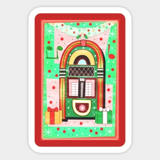 Festive Jukebox Sticker